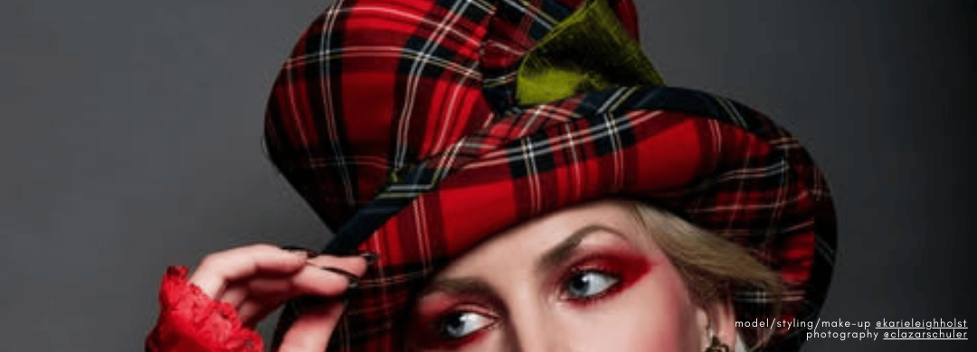 Red Tartan Top Hat.